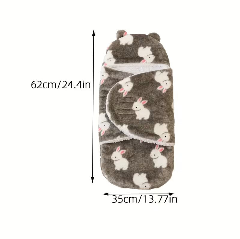 Rabbit Fur Swaddle