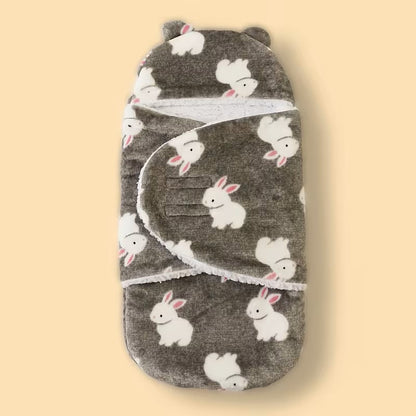 Rabbit Fur Swaddle