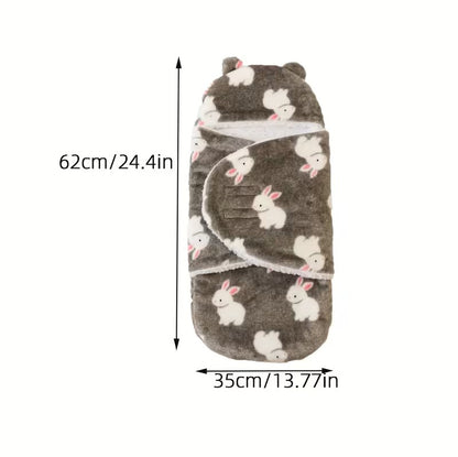 Rabbit Fur Swaddle