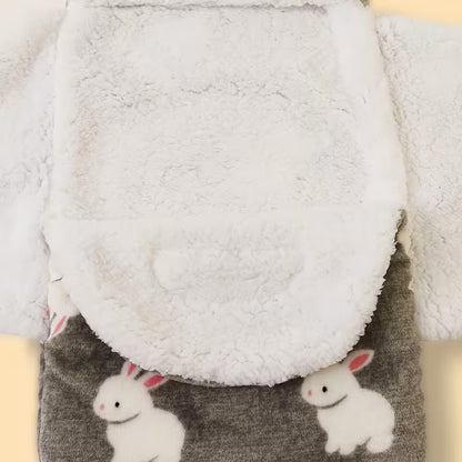 Rabbit Fur Swaddle