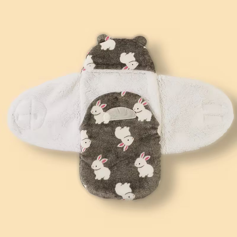 Rabbit Fur Swaddle