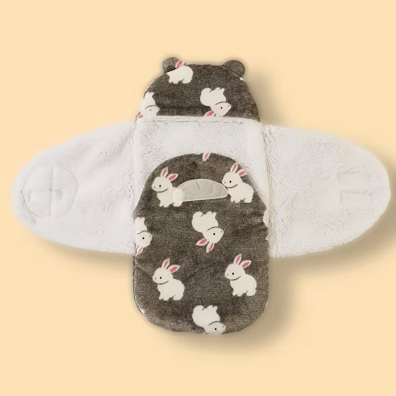 Rabbit Fur Swaddle
