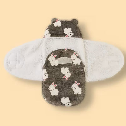 Rabbit Fur Swaddle