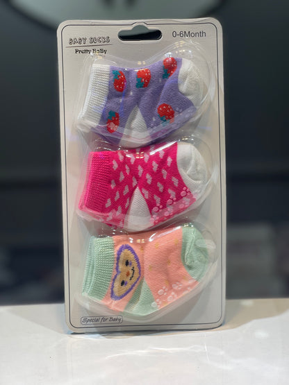 Baby Socks Mix 3 Pieces Set
