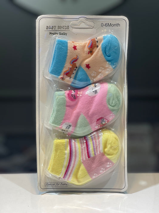 Baby Socks Mix 3 Pieces Set
