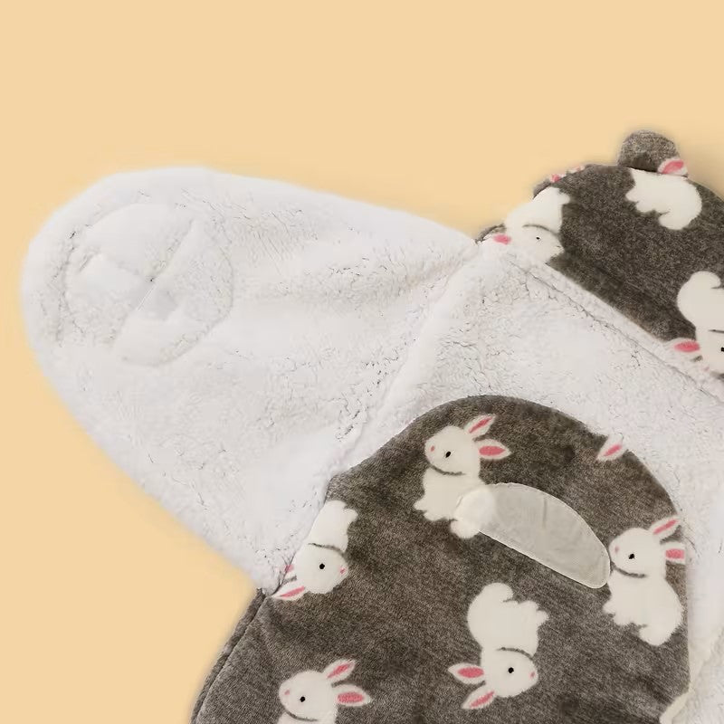 Rabbit Fur Swaddle